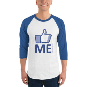 "LIKE ME" Men's Baseball Tee by AR Talking Shirts